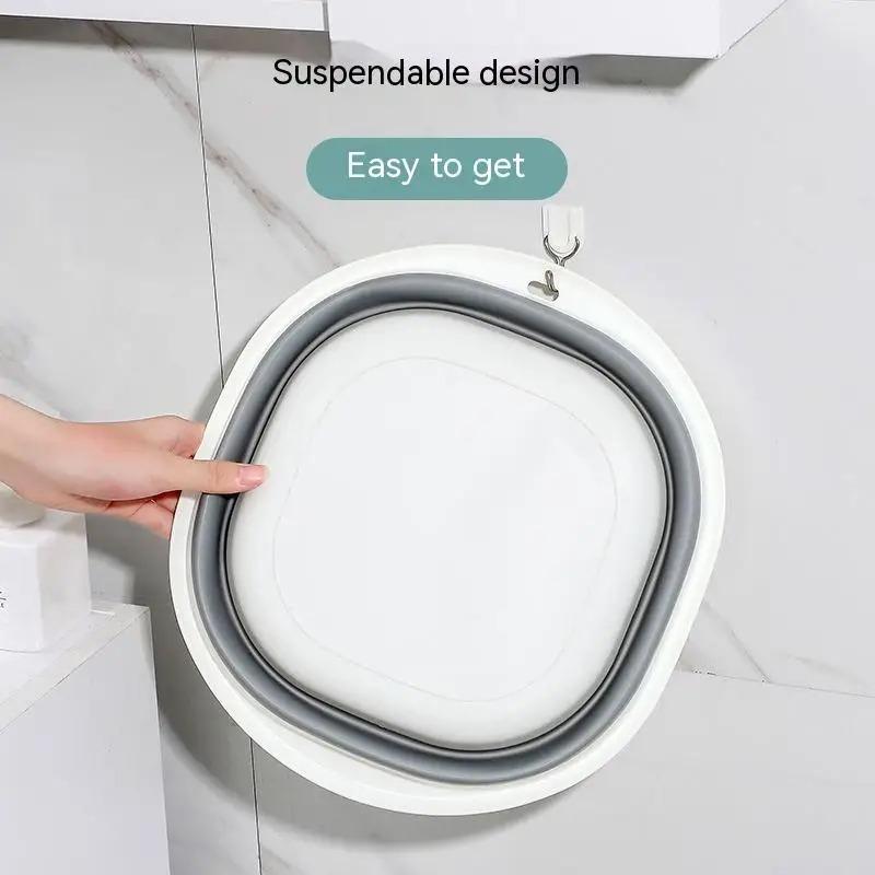 Faltbares Becken Tragbar Studentenwohnheim Baby Erwachsene Schwangere Frauen Reisebecken Badezimmer Küchenzubehör Waschbecken Faltbar