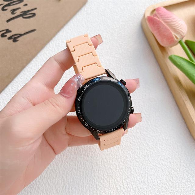 Carbon Fiber Strap For Samsung Galaxy 5/4/classic 46mm/Active 2 40/44mm Gear S3 20mm/22mm Bracelet Huawei Watch GT/2e/3/Pro