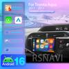 Android 16 for Toyota Aqua LHD RHD 2011-2017 Carplay Auto BT Video Car Radio Multimedia Player Shipping Within 24 Hours 360° Camera