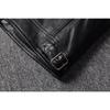 Chinese Size Vintage Yellow Brown Real Cowhide Genuine Leather Jacket Men Motorcycle Coat Mens Biker Clothes Spring Autumn Asian Size 6XL
