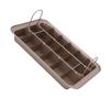 Brownie Pan with Divider Carbon Steel 18 Pre Cut Nonstick Baking Pan Bakeware Tray for Oven Baking Muffin and Cupcake