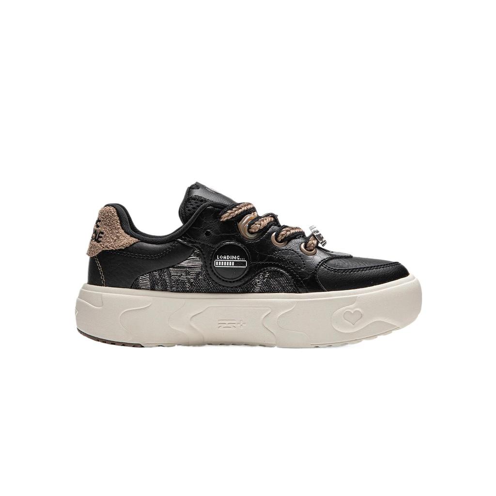 Li Ning Kids Sports Lifestyle Durable Comfortable Non-Slip Breathable Low-Top Casual Shoes Kids casual shoes Black YKCU122-4