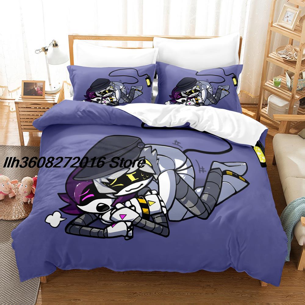 Murder Drones Bettwäsche-Set, Einzelbett, Doppelbett, Queensize-Bett, Kingsize-Bett, Bettbezug-Set für Erwachsene und Kinder, 3D-Anime-Bettlaken-Set