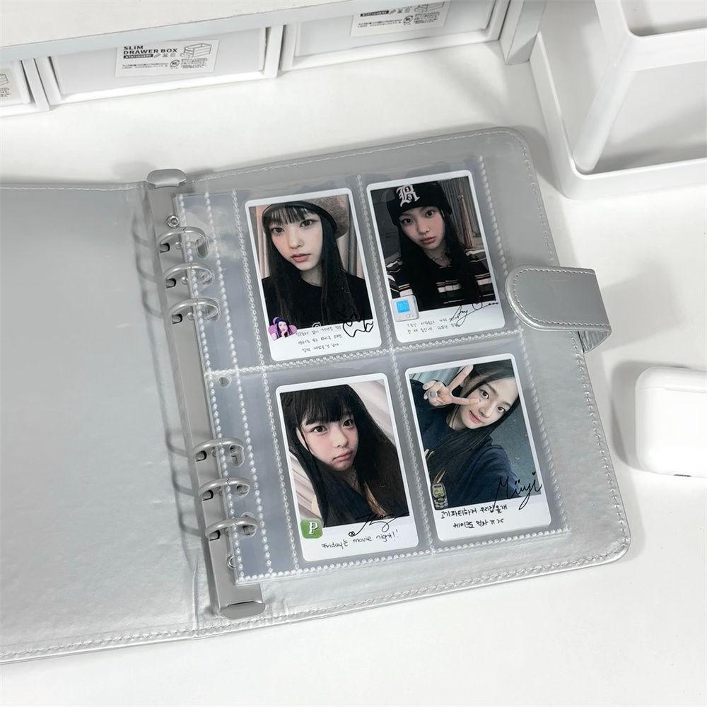 A5 Kpop Idol Binder Photocard Holder PU Photo Album Photocards Collect Book Card Storage Kawaii Stationery