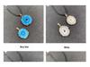 Seven-Color Crystal Sunflower Pendant Necklace with Gold Edging