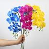 High-End PU Phalaenopsis Artificial Flowers - Single Stem for Home & Hotel Décor