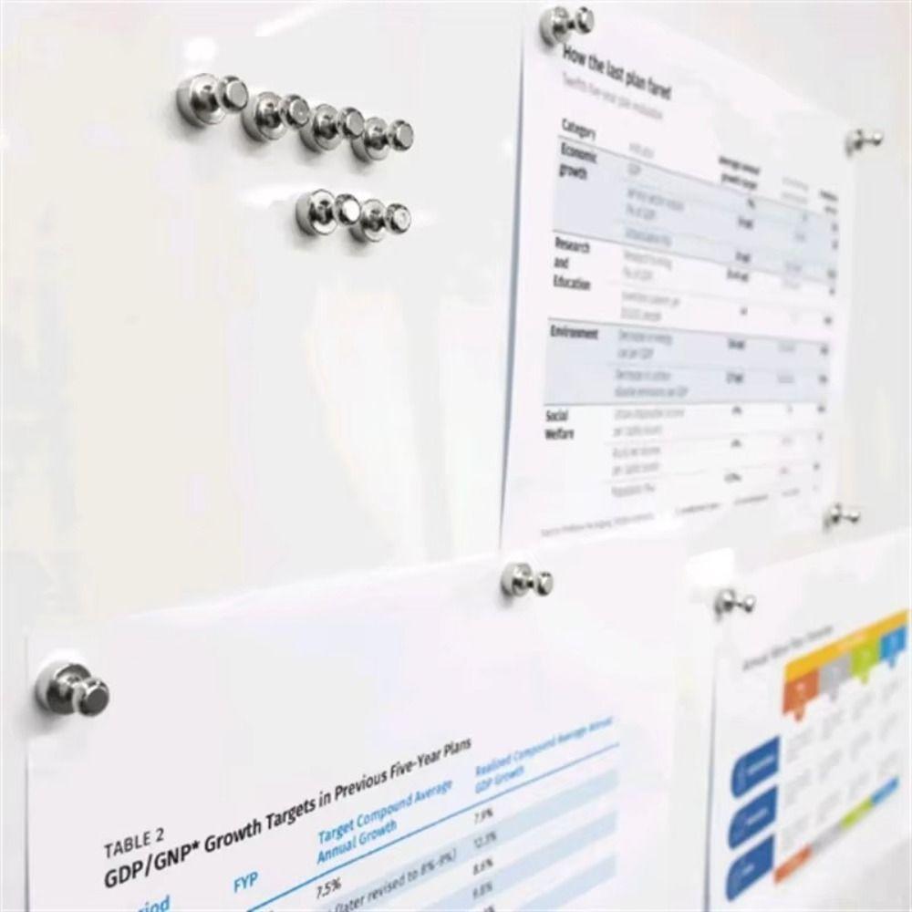 10 PCs DIY Magnetic Pushpins Portable Sucker Thumbtack New Magnet Hook  Refrigerator Whiteboard