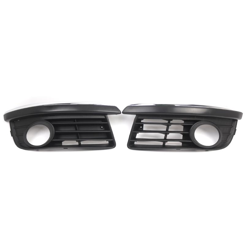 Car Front Bumper Fog Light Grille For VW Golf Jetta 2005-2010 Car Accessories Fog Lamp Grill 1K0853665H 1K0853666H 1K0853666K