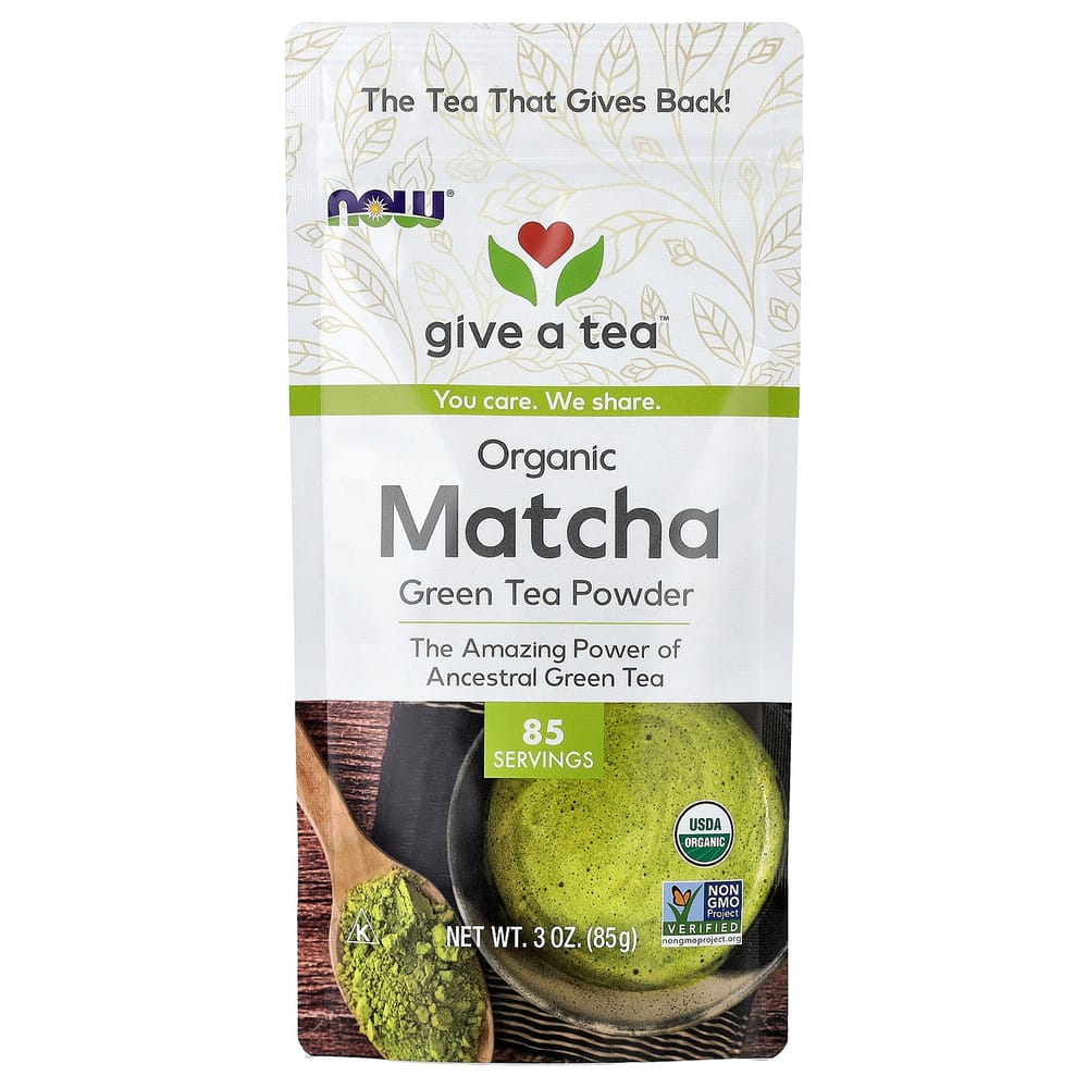 NOW Foods Real Tea Matcha Green Tea Powder 85g (3 oz) 85g - 1 ea