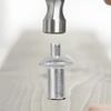 100/10PCS Hammer Drive Expansion Rivets Expansion Aluminum Nail Head Piercing Knock Type Small Tapping Screws Fasteners Rivet