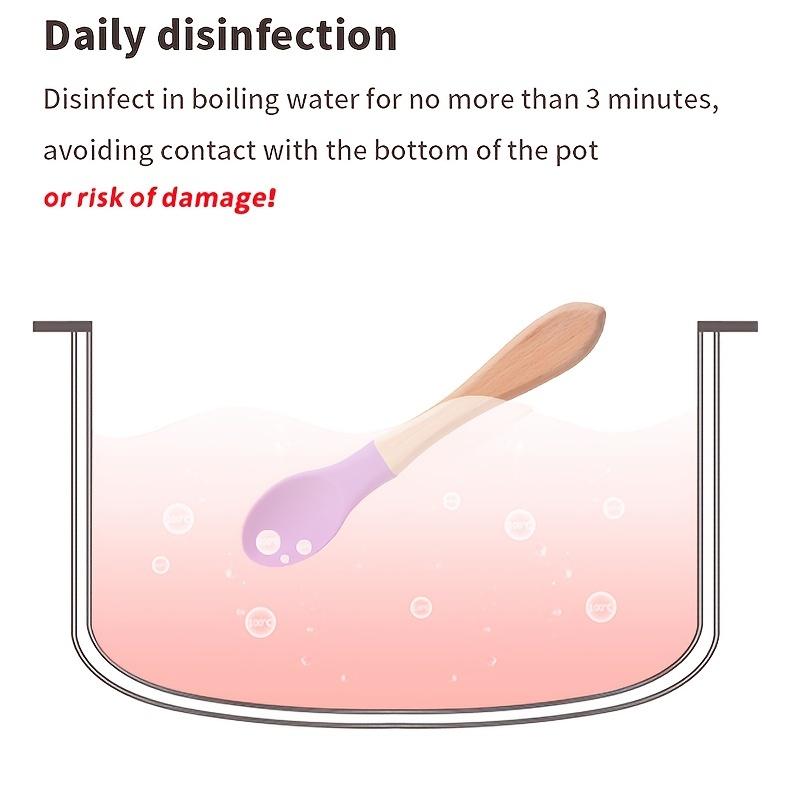 Baby Bowls With Suction - 2 Piece Silicone Set With Spoon For Babies Kids Toddlers - BPA Free