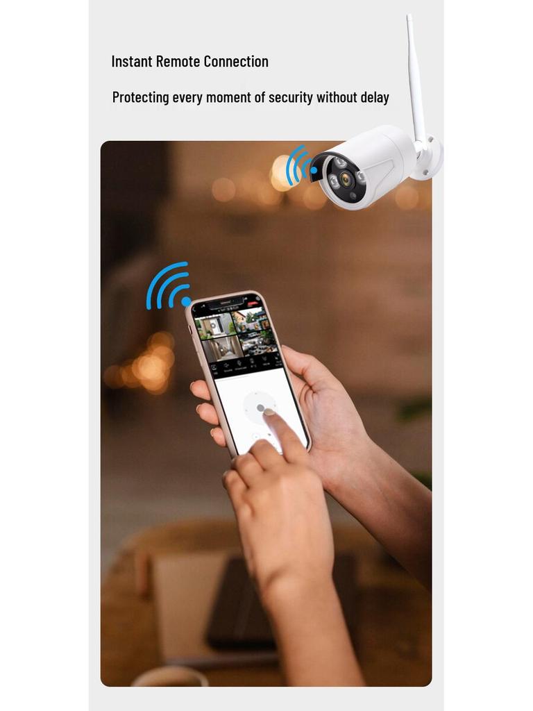 5MP Wireless NVR Kit: 4/8-Channel Surveillance System with Mobile Remote View