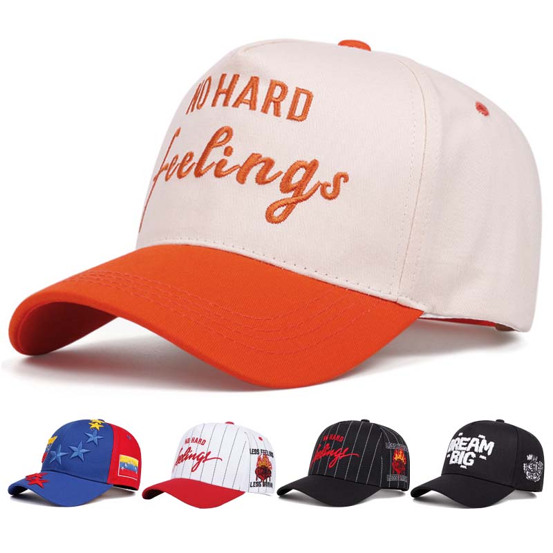 New Designed Venezuela Caps Gorras Unisex Letter Embroidery Side Rose Baseball Cap Outdoor Adjustable Casual Hats Sunscreen Hat