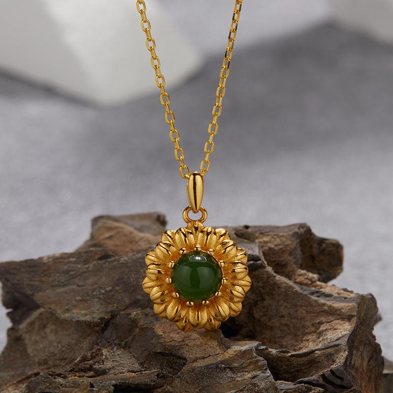 Multi-Color Treasure Earrings S925 Sterling Silver Natural Topaz Peridot Garnet Flower Stud Earrings Women