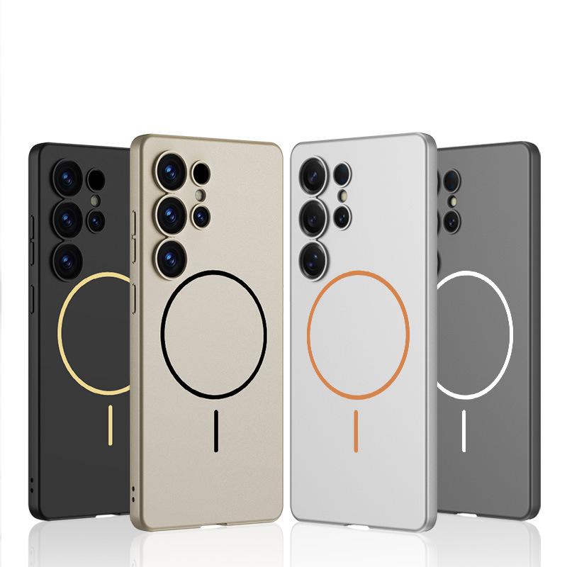 Samsung S25 Ultra Thin Powerful Built In Magnetic Phone Case Wireless Charging Fashion Men's and Women's Protection Case