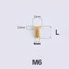 M6*10 12 14 16 18 20-70mm TC4 GR5 Titanium Alloy T30 Torx Flat Countersunk Screw Bolt for Bike Bicycle Road Bike Multiple Colors
