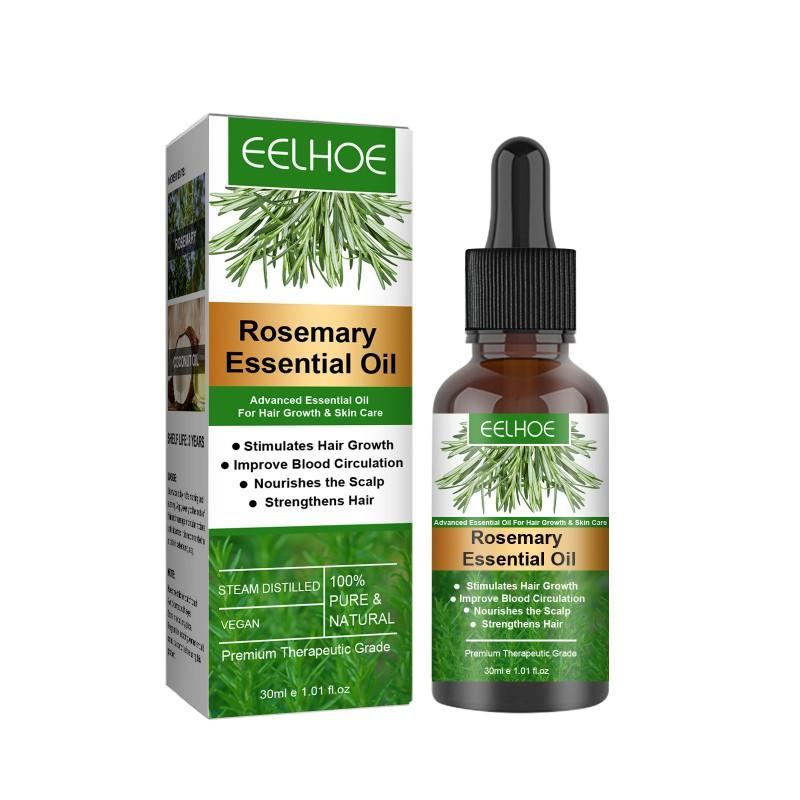 Sérum capillaire épaississant au romarin 30 ml, anti-chute, hydratant, essence de croissance des cheveux, traitement capillaire, revitalisant