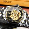 Fen Zun Men's Waterproof Fashion Automatic Skeleton Watch