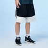 Li Ning Basketball Collection Casual Shorts Men's New Standard Black Light Antique Yellow AAPQ007-7