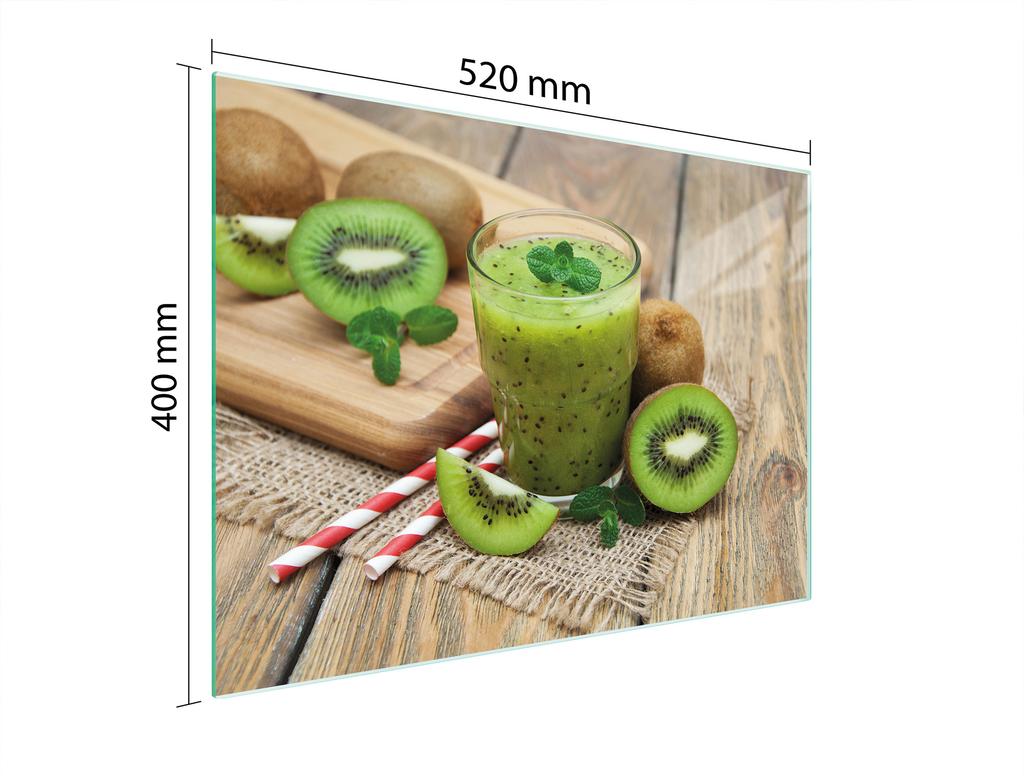 SZKLANA DESKA DO KROJENIA 52x40 KIWI