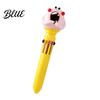 Ten Color Pens for Journaling 10 in 1 Cartoon Ballpoint Pen Multicolor Press Retractable Pens Colorful Ink Notes Smooth Writing Stationery Supplies