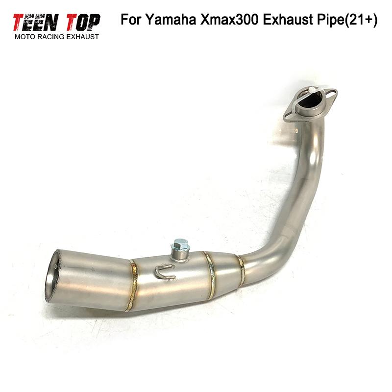 Motorbike Exhaust Pipe For Yamaha X-max300 Xmax300 Full Exhaust System 17-23 51mm Exhaust Muffler Connect Escape Moto Front Pipe Xmax300 Exhaust Pipe