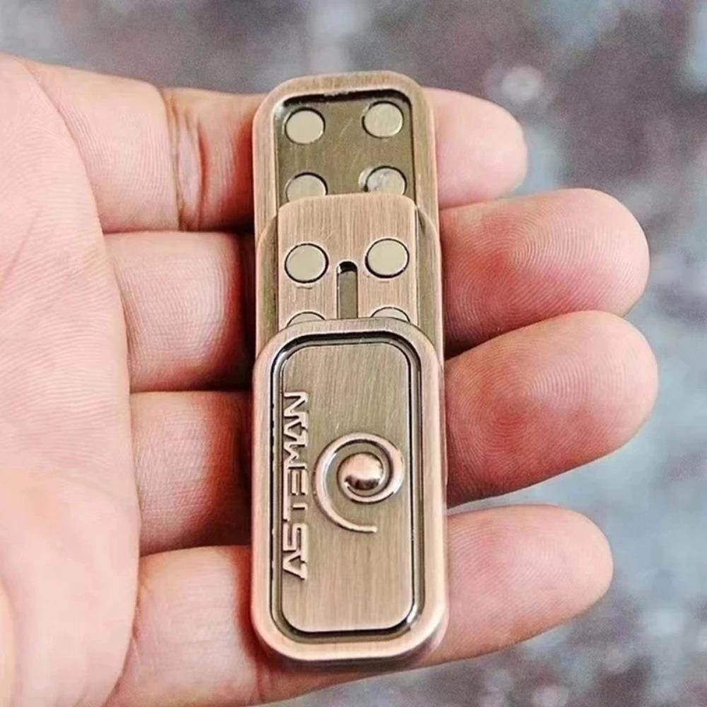 Magnetischer Schieber 3-stufige Stärke Metall EDC Hand Spinner Fidget Spielzeug Autismus Sensorik Spielzeug ADHS Angst Stressabbau