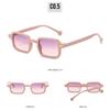 Fashion Square Sunglasses European and American Vintage Rivet Eyewear for Women Men
