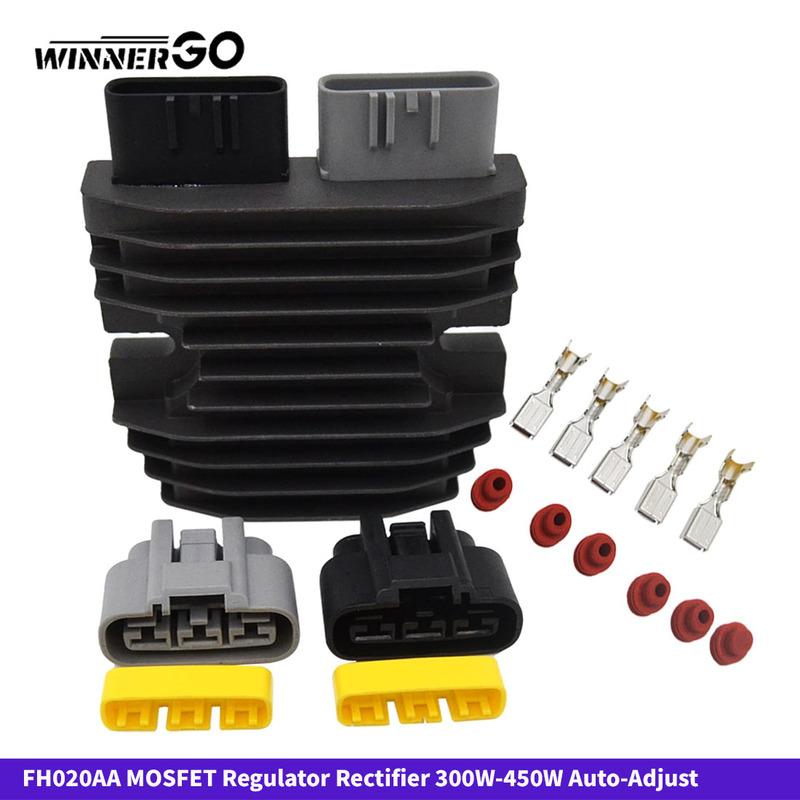 MOSFET Regulator Rectifier 300W-450W Auto-Adjust 35A 12V Shindengen FH020AA for Yamaha Honda Kawasaki BMW 3PHASE Charging System
