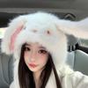 Women's Winter Plush Hat with Scarf & Ear Protection: Cold-Proof, Warm, and Thickened.