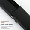 New Stainless Steel Folding Door Stop Self Adhesive Sound Dampening Door Wedge No Drilling Multifunction Door Holder Door