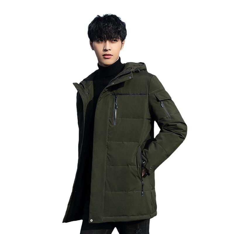 Men Thickened Winter Down Jacket Outdoor Windproof Waterproof Puffer Coat