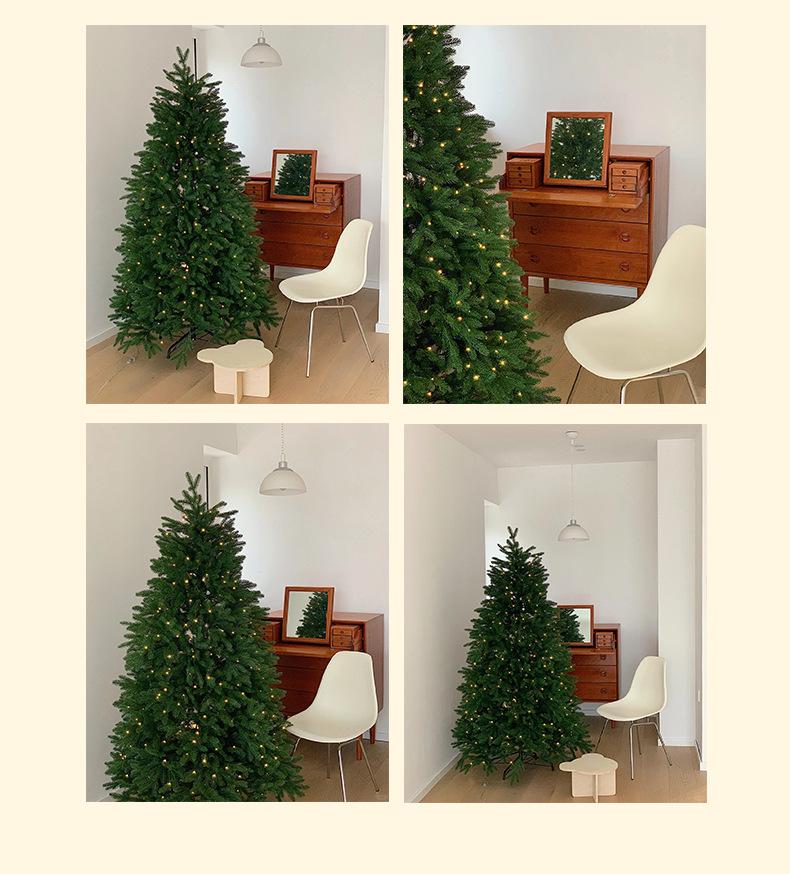 Starry Sky Christmas Tree Garland with Dark Green Copper Wire Lights