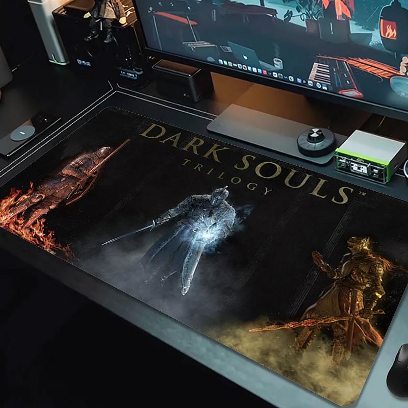 DARK SOULS Color Mouse Pad Large Gaming Table Cushion Non-slip Laptop Tablet Big Mousepad XXL Mat Mini PC Playmat With Lock edge