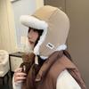 Thickened Ear Protective Hat Windproof Women Hat Retro Winter Pilot Hat  Ladies