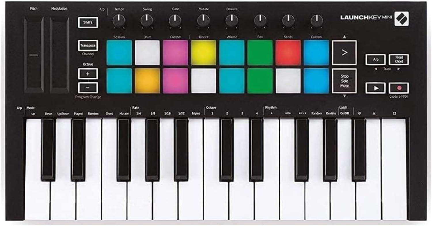 

novation LAUNCHKEY MINI MK3 MIDI Keyboard Controller