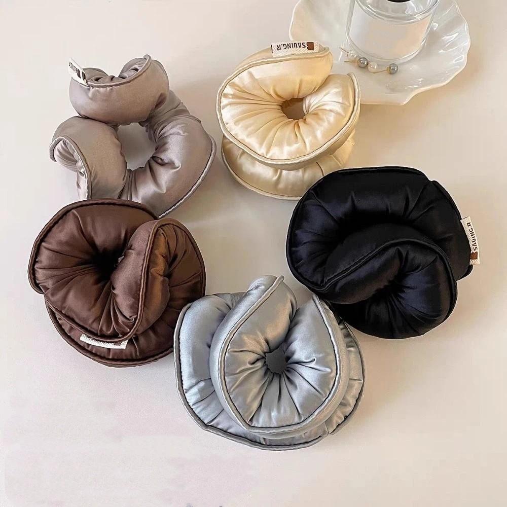 Elastic Pillow Hair Scrunchies Soft Three-Dimensional Large Intestine Hair Tie Sponge Sleep Comfortable Wear Hair Bands