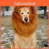 Lion Pet Costume Mane Wig For Dog Halloween Festival Dress Up Prop Fashion Gift