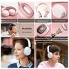 Trendy Over-Ear Wireless Bluetooth Headphones: Large Earcups, Noise-Canceling, Hi-Fi, E-Sports, Stylish and Portable Headset