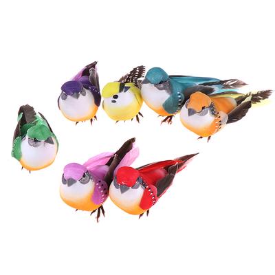 Mini Fake Birds Artificial Feather Foam Doves Wedding Decor Venue Ornament
