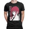 Makima Japanischer Anime Chainsaw Man T-Shirt Sommer Baumwoll-T-Shirts Herren Harajuku Muster T-Shirt Kurzarm Streetwear Kleidung