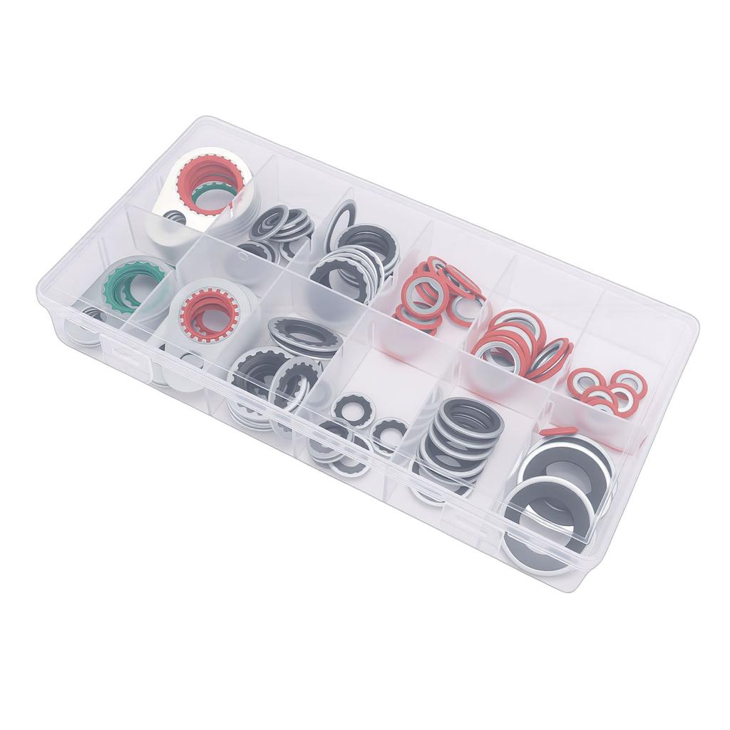   Conditioning   Port   Washer Kit  Lacement for R12 R134A 12 Sizes AC   Port   Washer Kit