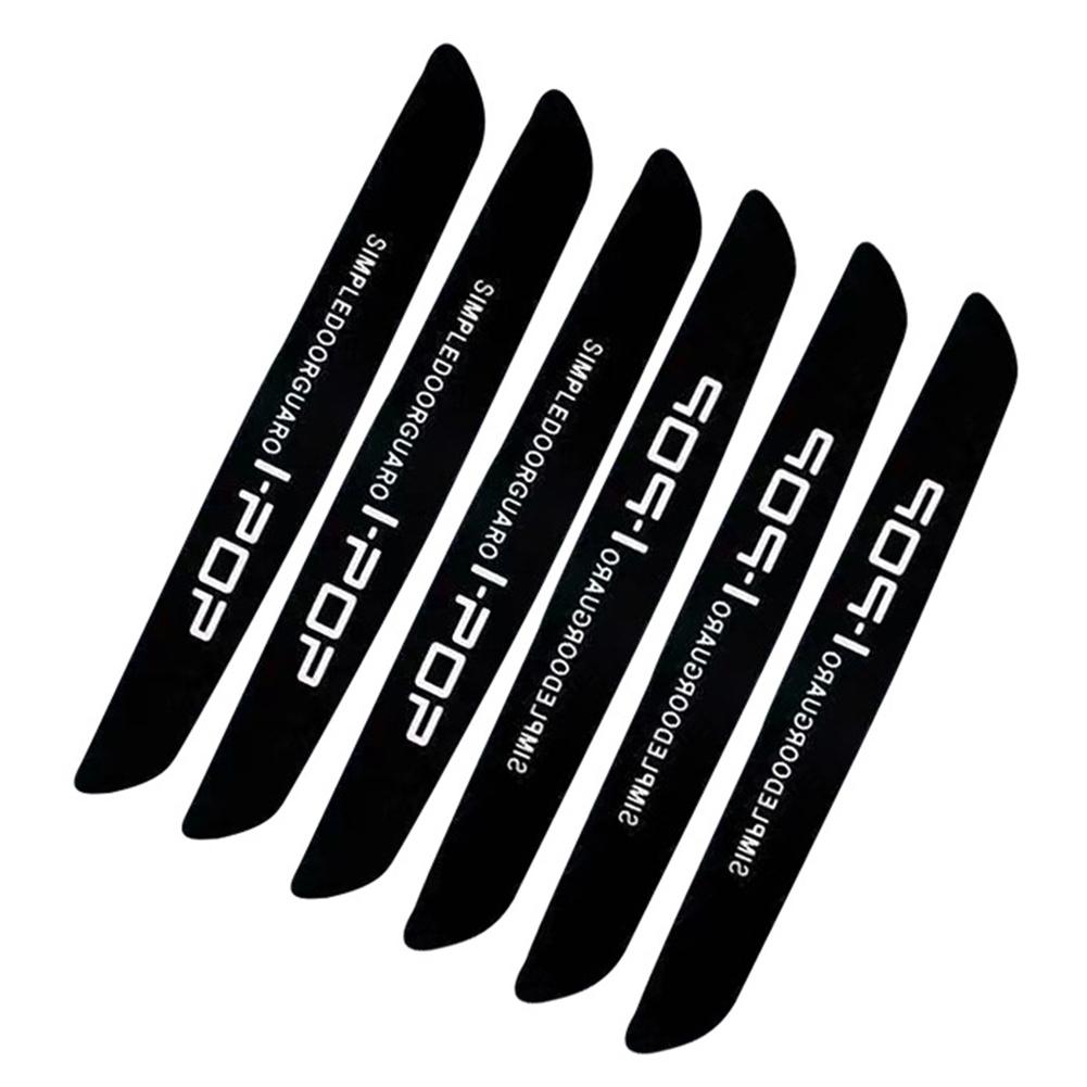 

6 шт., защита кромки автомобильной двери, буферная отделка, молдинг, защитная полоса, защита от царапин, защитная дуга для двери автомобиля BMW чёрный