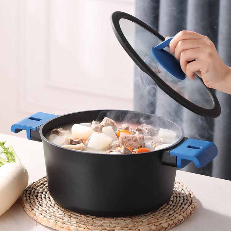 DESLON Blue Shark 24cm Non-stick Soup Pot