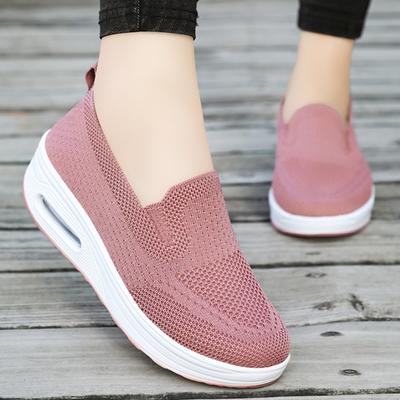 Athletic Women'S Springtime Athletic Shoes New Mesh Breathable Lightweight Daily Walking Women Shoes Breathable Shoes De Mujer