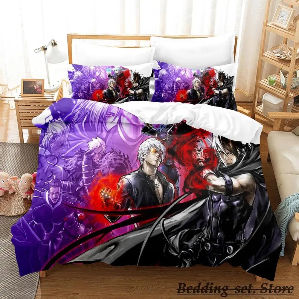 

The King Of Fighters Bedding Set Single Twin Full Queen King Size Anime Duvet Cover For Adult Kid Bedroom 70x133cm 2pcs