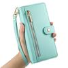 DF-011 For Xiaomi 14T Case Zipper Pocket Wallet Leather Phone Cover with Straps