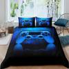 Gaming Bedding Set Game Bed Cover 135 For Adults Kids Soft Microfiber Modern Gamepad Duvet Cover Decorative With Pillowcase