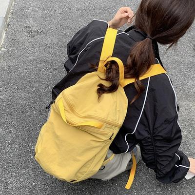 Light Commuter Backpack Logo Casual College Student Schoolbag Nylon Backpack Girls