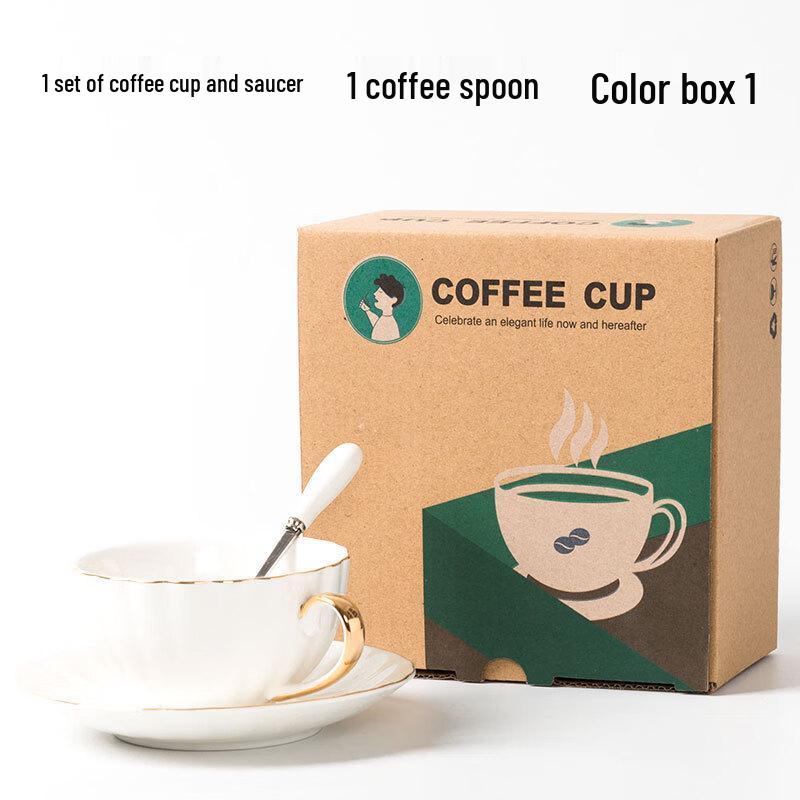 WA Orange Pumpkin Ceramic Coffee Cup & Saucer Set 1 Cup, 1 Saucer, 1 Spoon - Gift Box